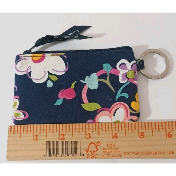 Vera Bradley Hipster crossbody With Free ID Coin Purse Key Chain Pink Diamond - Picture 12 of 12